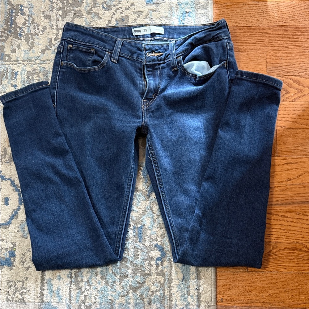 Levi's Dark Blue Skinny Jeans for Women